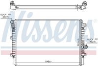 NISSENS 65336 Радиатор, охлаждение двигателя