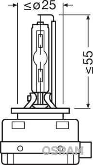 OSRAM 66140CBI Лампа накаливания, фара дальнего света