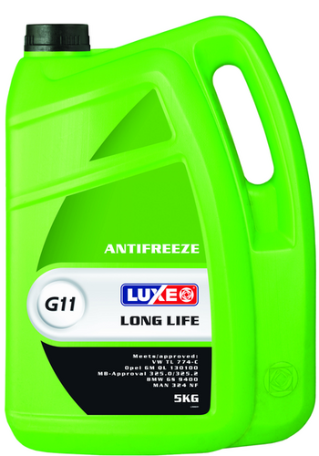 LUXE 666 Антифриз GREEN LINE (зеленый) G11 (5кг)/4