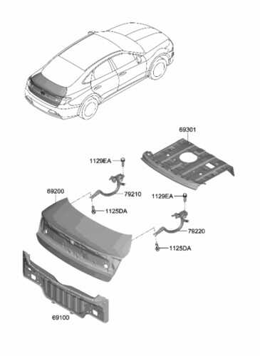 HYUNDAIKIA 69200L1010 Крышка багажного отсека