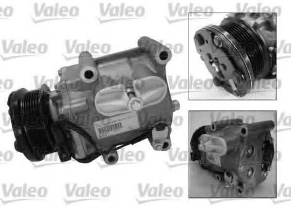 VALEO 699326 Компрессор кондиционера! Ford Focus 98-04/Fusion 02>