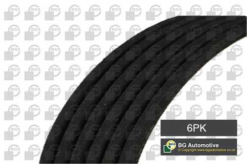 BGA 6PK2100 Ремень поликлиновый! MB W124/W201 2.5D TD 84>