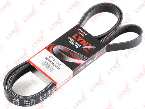 LYNX 6PK2228 Ремень поликлиновый! MB W140/W202 2.8/3.2 91>, Opel Omega 2.6/3.0 87-90