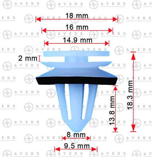 AVERS 6Q0868243 Зажим