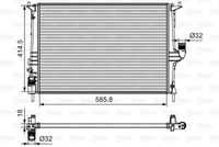 VALEO 700801 Радиатор системы охлаждения! Renault Logan 1.6/1.5D 08>