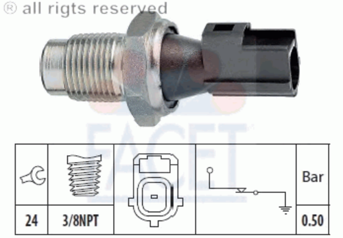 FACET 7.0148 Датчик давления масла