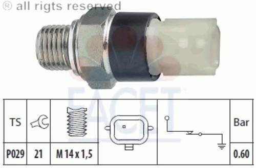 FACET 7.0178 Датчик давления масла