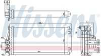 NISSENS 707083 Радиатор печки! Peugeot 3008 09>, Citroen DS5 11>