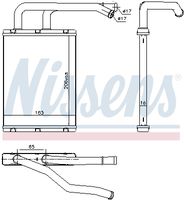 NISSENS 707176 Радиатор отопителя