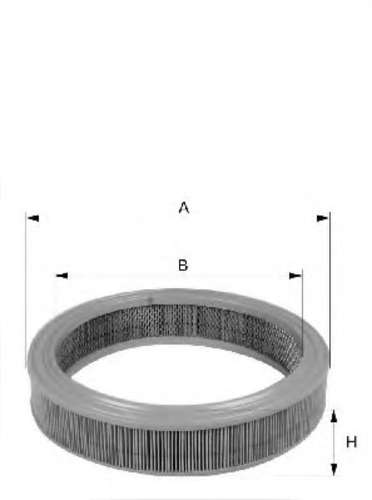 STELLOX 71-00208-SX Фильтр воздушный! Audi 80/100 1.3-2.0 <95, VW Golf/Passat 1.3-1.9 81>