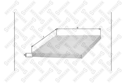 STELLOX 71-10078-SX Фильтр, воздух во внутренном пространстве