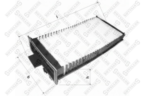 STELLOX 71-10175-SX Фильтр, воздух во внутренном пространстве