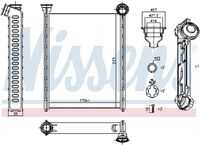 NISSENS 71162 Теплообменник, отопление салона