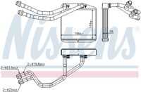 NISSENS 71163 Радиатор печки! Fiat Punto, Opel Corsa 0.9-1.9i/D 05>