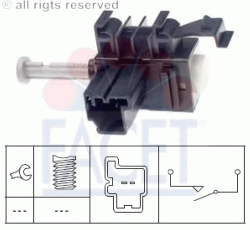 FACET 71236 1.810.236 выключатель фонаря торм. ford FOCUS/C-MAX/GALAXY/MONDEO/S-MAX 06-