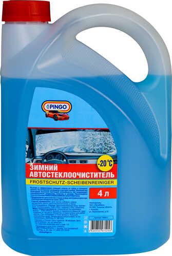 PINGO 75020-7 Зимний автостеклоочиститель -20C // канистра 4 литра с лейкой