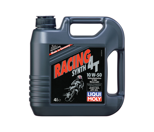 LIQUIMOLY 7508 LiquiMoly 10W50 Racing Synth 4T (4L) (синт.) масло моторное! для мотоциклов API-SL, JASO MA-2