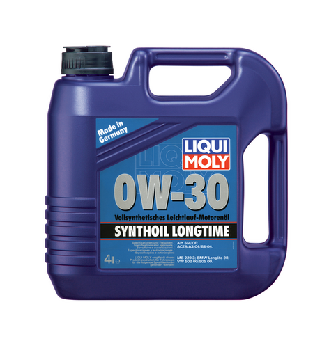 LIQUIMOLY 7511 LiquiMoly 0W30 Synthoil Longtime (4L) масло мотор.! синapi SM/CF,ACEA A3/B4,MB229.3,VW 502.00/505.00