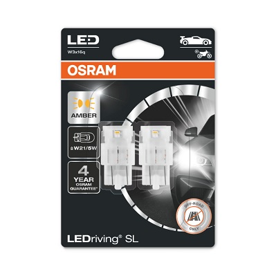 OSRAM 7515DYP02B Лампа Osram светодиодная W21/5W W3x16q 1.3W