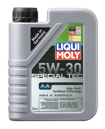 LIQUIMOLY 7515 LiquiMoly 5W30 Special Tec AA (Leichtlauf Special AA) (1L) масло моторное синт. API SN, ILSAC GF5;Присадки