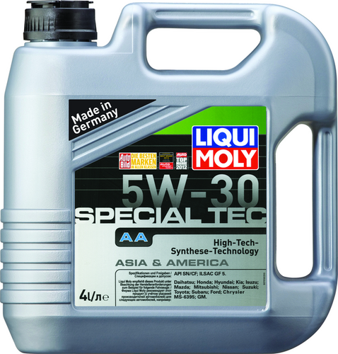 LIQUIMOLY 7516 LiquiMoly 5W30 Special Tec AA (Leichtlauf Special AA) (4L) масло моторное синт. API SN, ILSAC GF5