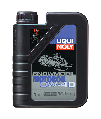 LIQUIMOLY 7520 LiquiMoly 0W40 Snowmobil Motoroil (1L) синт. масло моторн! для снегох. API CF/SM, ACEA B4/A3;Моторное масло Liqui Moly Snowmobil Motoroil 0W-40 (синтетическое) для снегоходов 1л