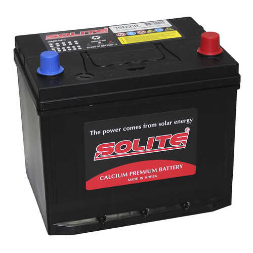 SOLITE 75D23LBH Аккумулятор 12V 65Ah 550A 230x168x184 обратная (-+) с бортом легковые