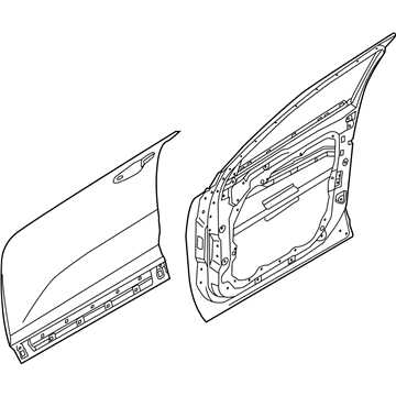 HYUNDAIKIA 76004S8000 PANEL ASSY - FRONT DOOR, RH