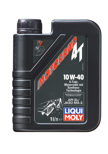 LIQUIMOLY 7609 LiquiMoly 10W40 Motorrad Synth 4T (1L) (синт.) масло моторное! для мотоциклов API-SL, JASO MA-2