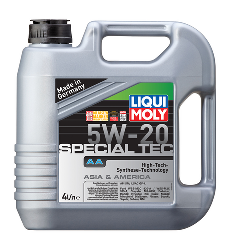 LIQUIMOLY 7621 LiquiMoly 5W20 Special Tec AA (Leichtlauf Special AA) (4L) масло моторное синт. api SN, ILSAC GF-5