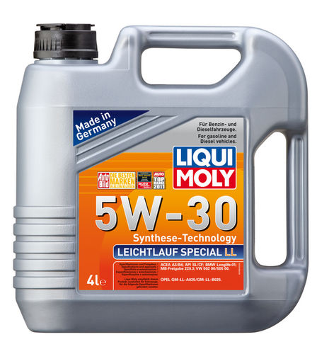 LIQUIMOLY 7654 LiquiMoly 5W30 Special Tec LL (4L) масло моторное синт. API SL/CF, ACEA A3/B4