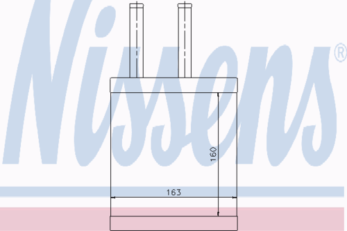 NISSENS 77505 Радиатор печки! KIA Sportage II all 99-03