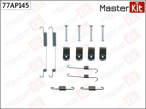 MASTERKIT 77AP145 Комплект установочный барабанных колодок! Hyundai Getz 02-10