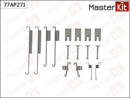 MASTERKIT 77AP271 к-кт установочный барабанных колодок Ford Mondeo 93-96