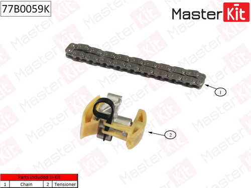 MASTERKIT 77B0059K Комплект цепи привода распредвала