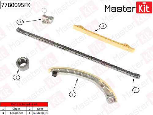 MASTERKIT 77B0095FK Комплект грм