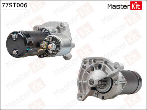 MASTERKIT 77ST006 стартер! 0.9Kw Citroen C2/C3, Peugeot 206/307/405 1.0-1.6i 93>