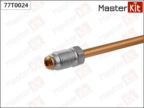 MASTERKIT 77T0024 Трубка тормозная! L=200mm, D=4,75mm