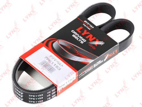 LYNX 7PK1153 Ремень поликлиновый! Nissan Qashqai J10 1.6, Toyota Land Cruiser Prado 3.0D 02-10