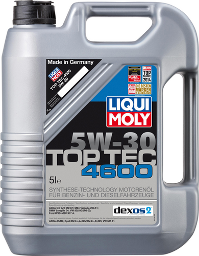 LIQUIMOLY 8033 LiquiMoly 5W30 Top Tec 4600 (5L) масло моторное! синт. API SM/CF, ACEA C3