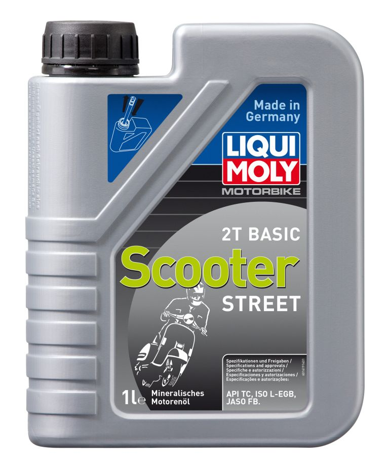 LIQUIMOLY 8068 LiquiMoly Motorbike 2T Basic Scooter Street (1L) мин. масло моторн.! для скутеровapi TC,JASO FB