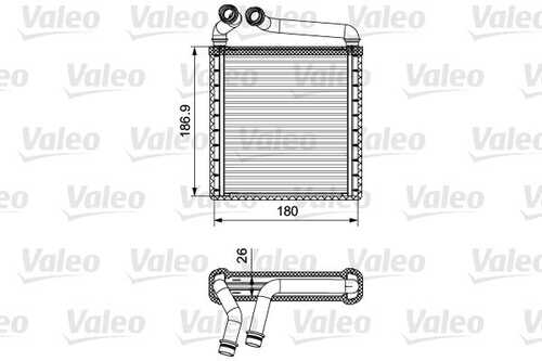 VALEO 811500 Радиатор отопителя