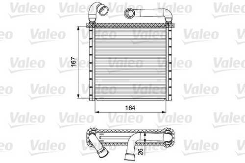 VALEO 811506 Q3 теплообменник