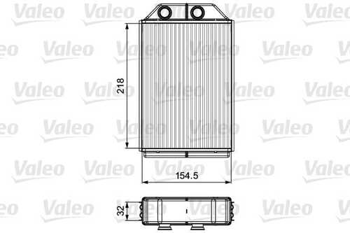 VALEO 811530 Радиатор отопителя AUDI A6