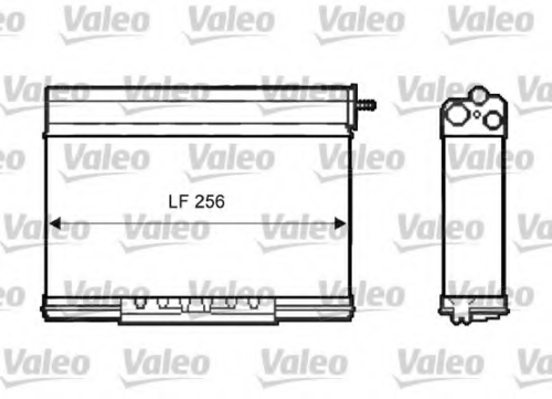 VALEO 812401 Радиатор печки! BMW E87/E90 03>/E84 09>