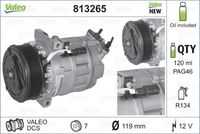 VALEO 813265 Компрессор кондиционера NISSAN PRIMASTAR RENAULT LATITUDE, MASTER III