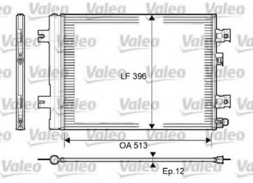 VALEO 814077 Конденсатор, кондиционер