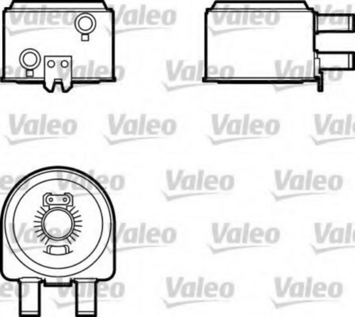 VALEO 817704 Радиатор масляный! Citroen C5/Jumper/Xsara, Peugeot 406 2.0/2.2i/D 99>