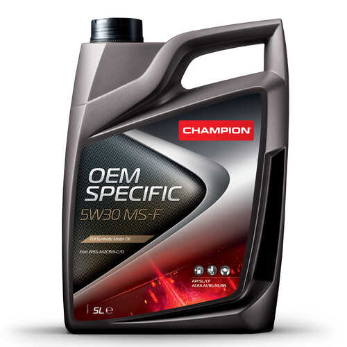 CHAMPIONOIL 8209512 Масло CHAMPION OEM SPECIFIC 5/30 MS-F, ACEA: A1/B1-12, A5/B5-16 API: SL/CF синт (5Л)