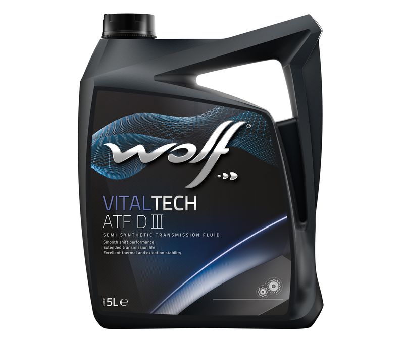 WOLF 8305405 Производитель :) масло трансмиссионное полусинтетическое 'VitalTech ATF D III', 5л